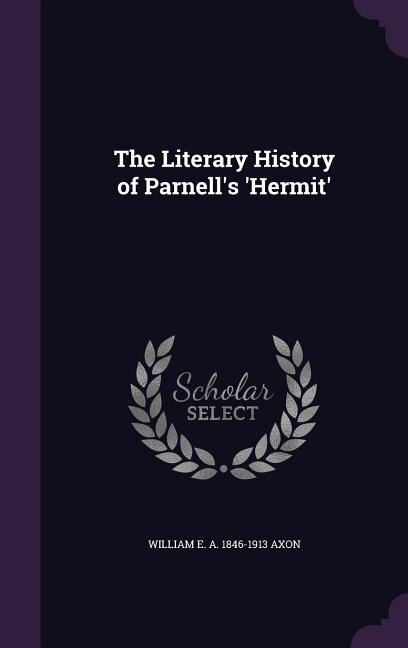 Front cover_The Literary History of Parnell's 'Hermit'