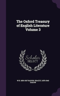 Front cover_The Oxford Treasury of English Literature Volume 3