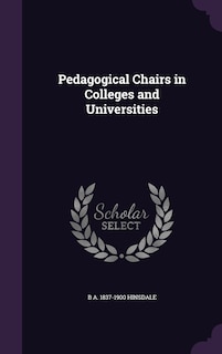 Front cover_Pedagogical Chairs in Colleges and Universities