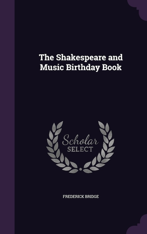 Front cover_The Shakespeare and Music Birthday Book