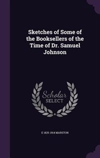 Couverture_Sketches of Some of the Booksellers of the Time of Dr. Samuel Johnson