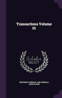 Front cover_Transactions Volume 01