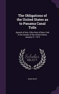 Couverture_The Obligations of the United States as to Panama Canal Tolls