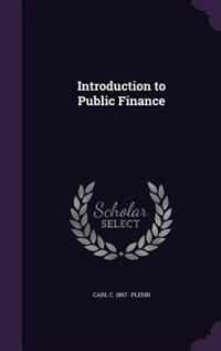 Introduction to Public Finance