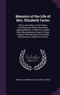 Front cover_Memoirs of the Life of Mrs. Elizabeth Carter