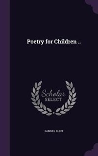 Couverture_Poetry for Children ..