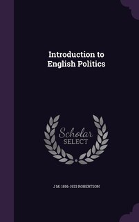 Couverture_Introduction to English Politics