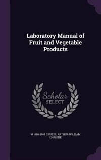 Front cover_Laboratory Manual of Fruit and Vegetable Products