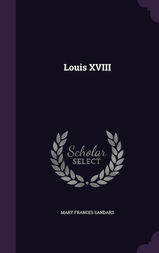 Couverture_Louis XVIII
