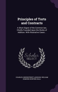 Front cover_Principles of Torts and Contracts