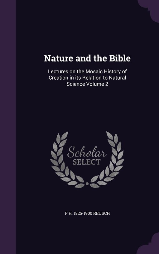 Front cover_Nature and the Bible