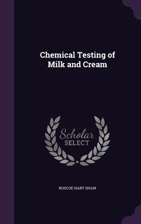 Front cover_Chemical Testing of Milk and Cream