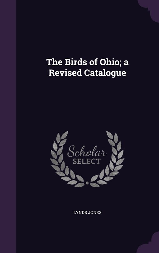 Front cover_The Birds of Ohio; a Revised Catalogue