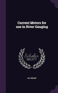 Couverture_Current Meters for use in River Gauging