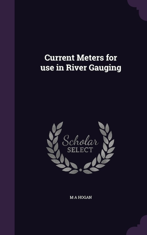 Couverture_Current Meters for use in River Gauging