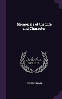 Front cover_Memorials of the Life and Character