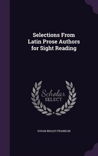 Front cover_Selections From Latin Prose Authors for Sight Reading