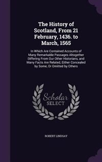 Couverture_The History of Scotland, From 21 February, 1436. to March, 1565