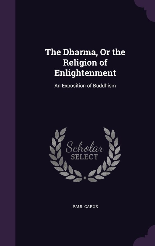 Couverture_The Dharma, Or the Religion of Enlightenment