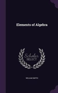 Front cover_Elements of Algebra