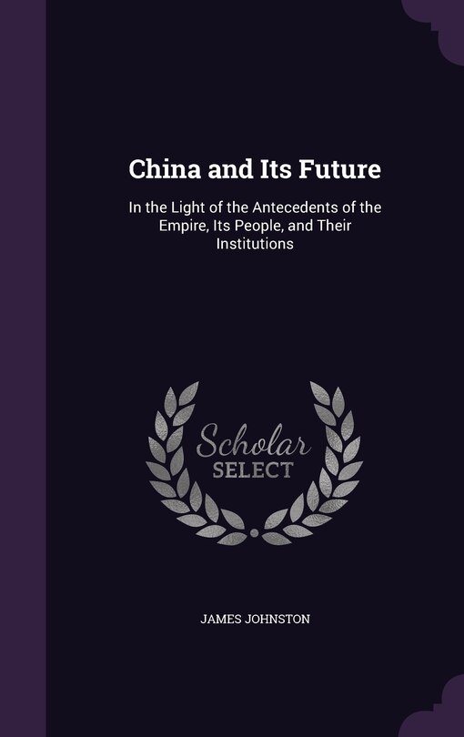 Couverture_China and Its Future