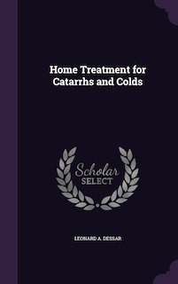 Front cover_Home Treatment for Catarrhs and Colds