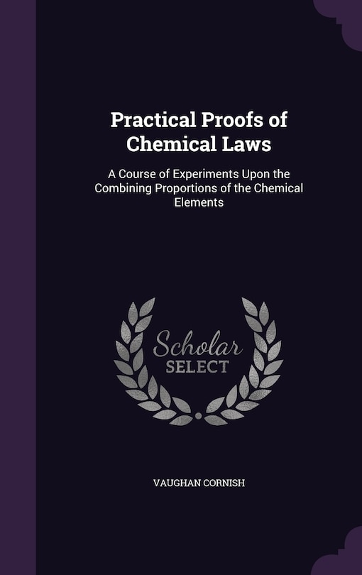 Front cover_Practical Proofs of Chemical Laws
