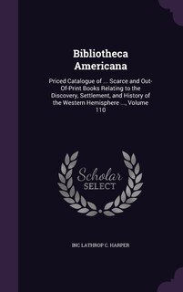 Front cover_Bibliotheca Americana