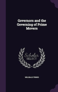 Front cover_Governors and the Governing of Prime Movers