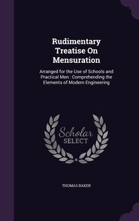 Couverture_Rudimentary Treatise On Mensuration