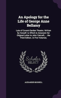 Couverture_An Apology for the Life of George Anne Bellamy