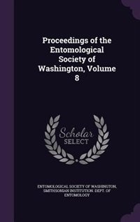 Couverture_Proceedings of the Entomological Society of Washington, Volume 8