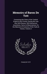 Couverture_Memoirs of Baron De Tott