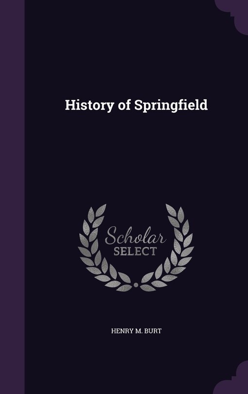 Front cover_History of Springfield