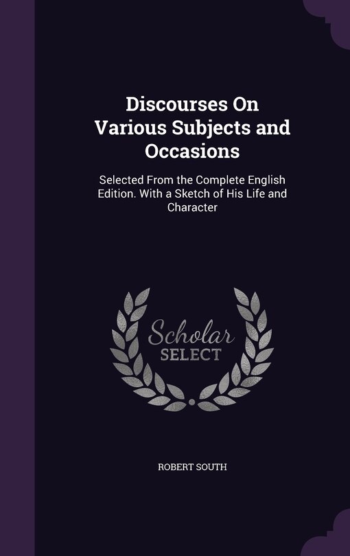 Front cover_Discourses On Various Subjects and Occasions