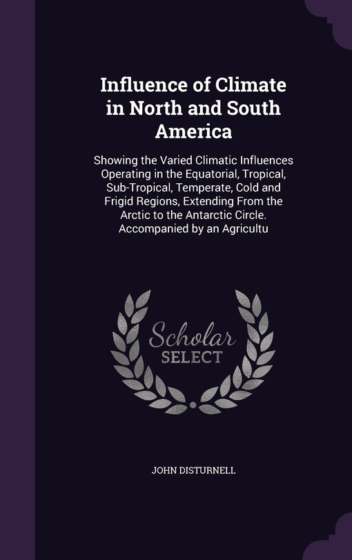 Couverture_Influence of Climate in North and South America