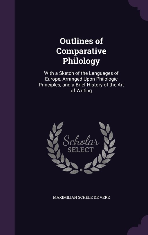 Couverture_Outlines of Comparative Philology