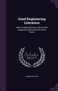 Front cover_Good Engineering Literature