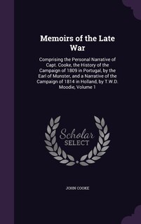 Couverture_Memoirs of the Late War