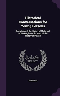 Front cover_Historical Conversations for Young Persons