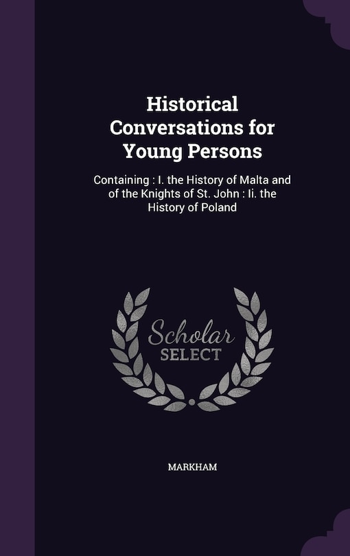 Front cover_Historical Conversations for Young Persons