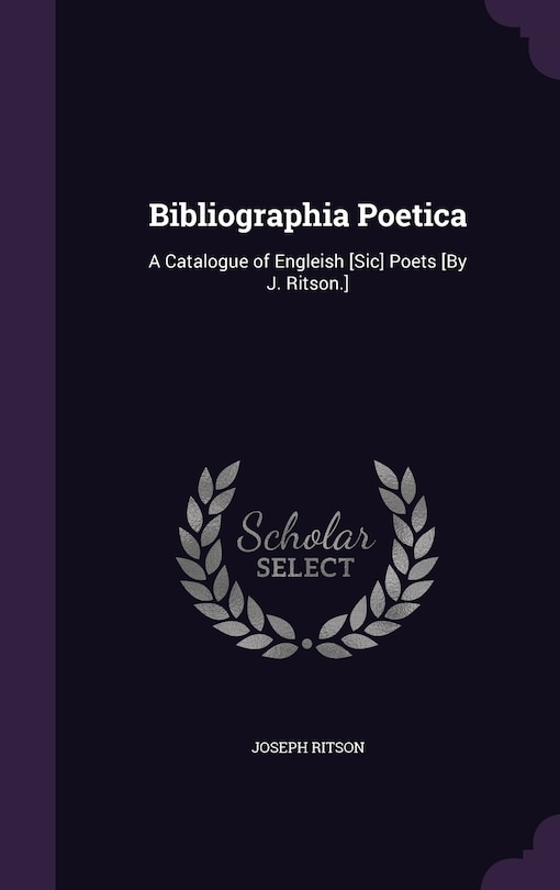 Front cover_Bibliographia Poetica