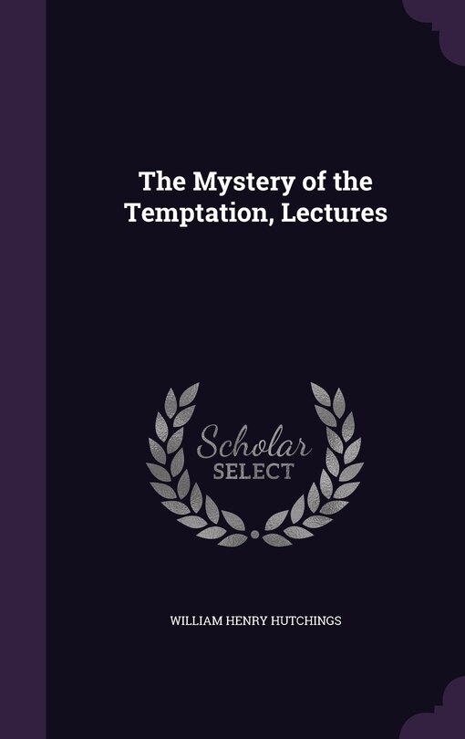 Front cover_The Mystery of the Temptation, Lectures