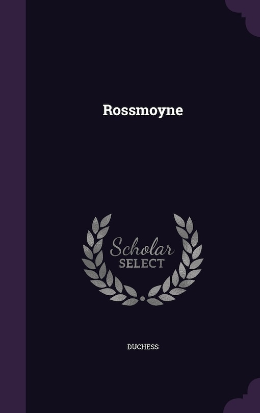 Front cover_Rossmoyne