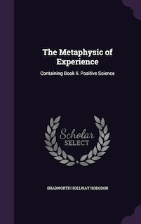 Couverture_The Metaphysic of Experience