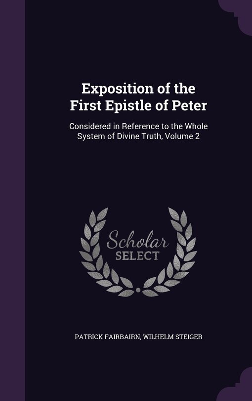 Front cover_Exposition of the First Epistle of Peter