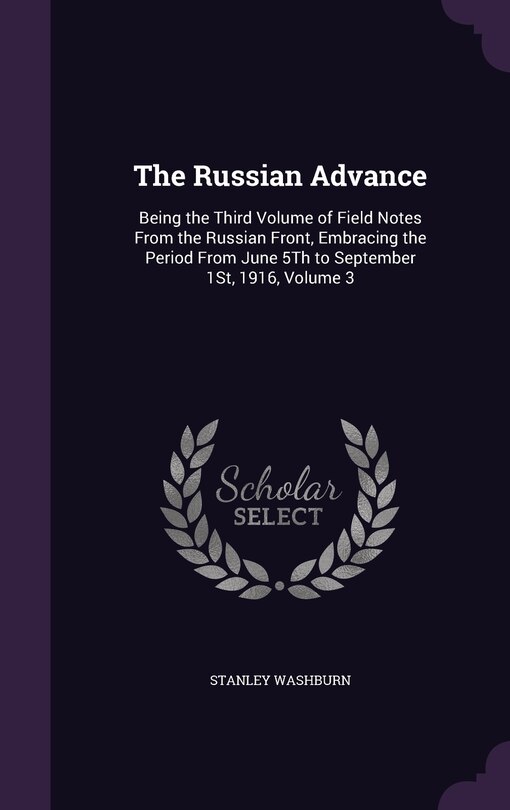 Front cover_The Russian Advance
