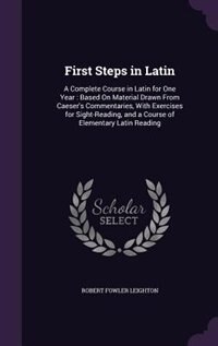 Couverture_First Steps in Latin