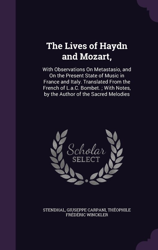 Couverture_The Lives of Haydn and Mozart,