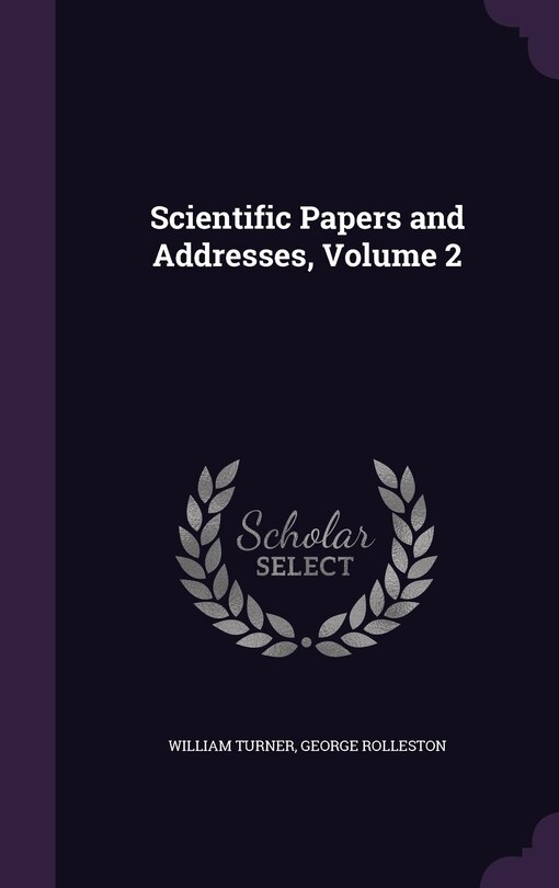 Front cover_Scientific Papers and Addresses, Volume 2